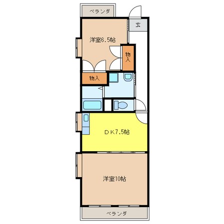 ラカーサ　アルタの物件間取画像